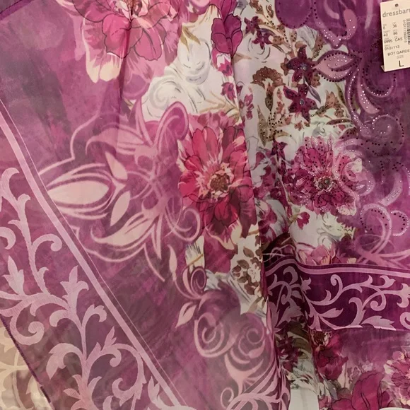 NWT Dressbarn Kimono Blouse Large - Picture 6 of 9